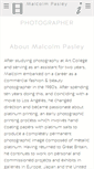 Mobile Screenshot of malcolmpasley.com